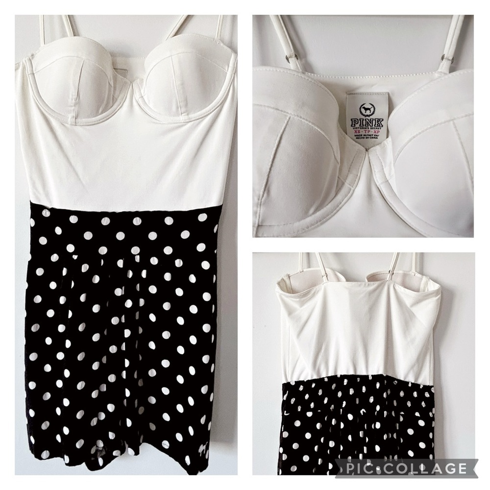 PINK polka dot romper